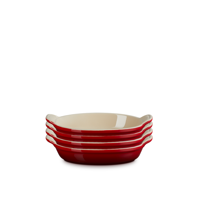 Ensemble de quatre mini plats ovales &agrave; gratin, view 1